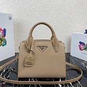 Prada Medium Saffiano Leather Bag Beige 1BA297  - 1
