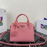 Prada Medium Saffiano Leather Bag Pink 1BA297 - 1