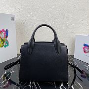 Prada Medium Saffiano Leather Bag Black 1BA297  - 2