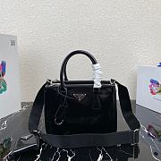 Prada Black Prada Galleria Saffiano Leather Small Bag 1BA896  - 1