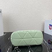 Prada Small Quilted Lambskin Galleria Bag 1BA863 Green   - 4
