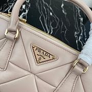 Prada Small Quilted Lambskin Galleria Bag 1BA863 Beige   - 2