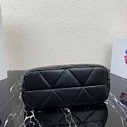 Prada Small Quilted Lambskin Galleria Bag 1BA863 Black  - 3