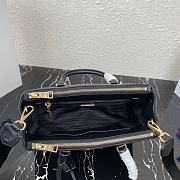 Prada Small Quilted Lambskin Galleria Bag 1BA863 Black  - 4