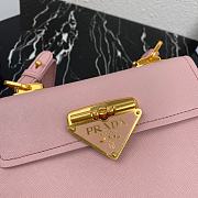 PRADA Saffiano Leather Symbole Bag (Pink) 1BD270  - 3