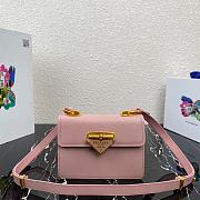 PRADA Saffiano Leather Symbole Bag (Pink) 1BD270  - 1