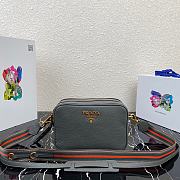 New Prada Handbags Messenger Bag Gray 1BH082   - 1