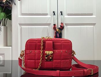 Louis Vuitton Troca PM H27 in Red M59114 size 22cm
