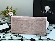 Chanel Deauville Pink Canvas Shopping Tote 38cm - 5