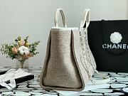 Chanel Deauville Gray Canvas Shopping Tote 38cm - 5