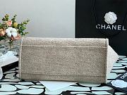 Chanel Deauville Gray Canvas Shopping Tote 38cm - 2