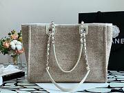 Chanel Deauville Gray Canvas Shopping Tote 34cm - 2
