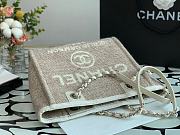Chanel Deauville Gray Canvas Shopping Tote 28cm - 6