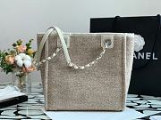 Chanel Deauville Gray Canvas Shopping Tote 28cm - 4