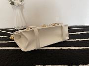 Chanel Flap Bag Aged Calfskin & Gold-Tone Metal White AS2696 - 5