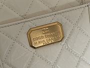 Chanel Flap Bag Aged Calfskin & Gold-Tone Metal White AS2696 - 2