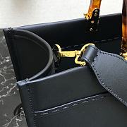 Fendi Sunshine Medium Black Leather Shopper   - 5