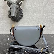 Fendi Moonlight Grey Leather Bag 8BT346ABVLF1BZC  - 4