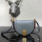 Fendi Moonlight Grey Leather Bag 8BT346ABVLF1BZC  - 1