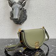 Fendi Moonlight Green Leather Bag 8BT346ABVLF1D3Q  - 4