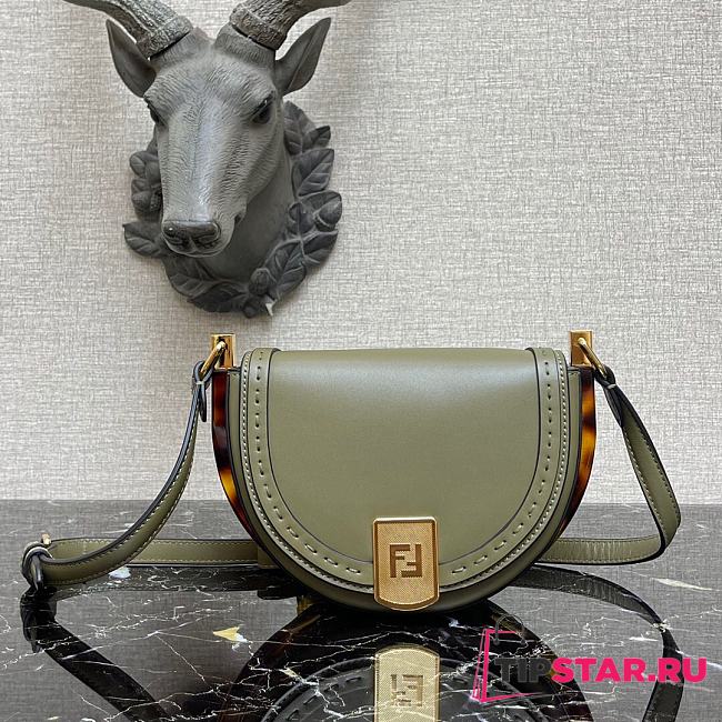 Fendi Moonlight Green Leather Bag 8BT346ABVLF1D3Q  - 1