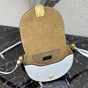 Fendi Moonlight White Leather Bag 8BT346ABVLF0K7E  - 3