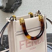 Fendi Mini Sunshine Shopper Pink Leather Mini-Bag 8BS051ABVLF1BA9  - 2