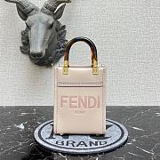 Fendi Mini Sunshine Shopper Pink Leather Mini-Bag 8BS051ABVLF1BA9  - 1