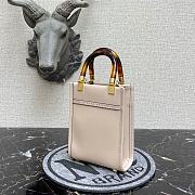 Fendi Mini Sunshine Shopper Pink Leather Mini-Bag 8BS051ABVLF1BA9  - 3