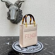 Fendi Mini Sunshine Shopper Pink Leather Mini-Bag 8BS051ABVLF1BA9  - 4