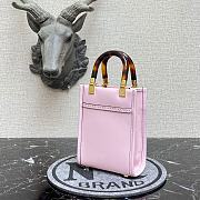 Fendi Mini Sunshine Shopper Pink Leather Mini-Bag 8BS051ABVLF0NVJ  - 5