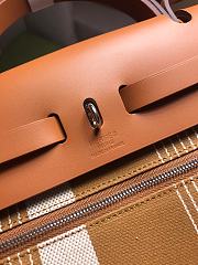 Hermès Herbag Cloth Handbag Brown In Cloth - 2