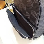 Louis Vuitton Campus Backpack Damier Graphite Canvas in Black LV N50009  - 4