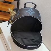 Louis Vuitton Backpack Brand Letters Embossed Shoulder Bag Cowhide M57288  - 4