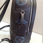 Louis Vuitton Backpack Brand Letters Embossed Shoulder Bag Cowhide M57288  - 3