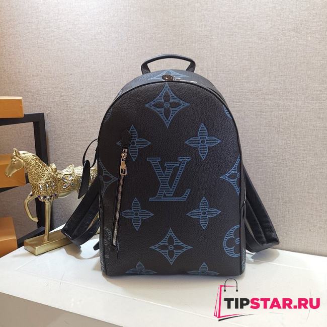 Louis Vuitton Backpack Brand Letters Embossed Shoulder Bag Cowhide M57288  - 1