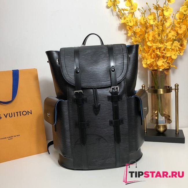 Louis Vuitton Backpack Christopher Black M53302 - 1