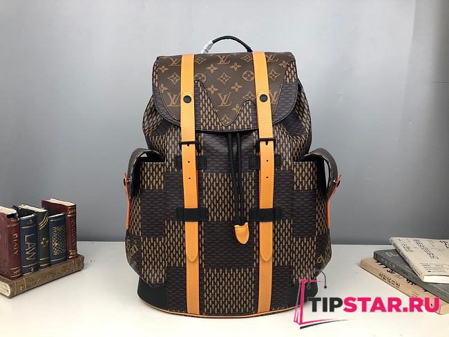 Louis Vuitton Nigo Checkerboard Backpack Bag M55461  - 1