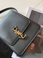 YSL Kaia North/South Satchel In Vegetable-Tanned Leather Black 668809BWR0W1000  - 3