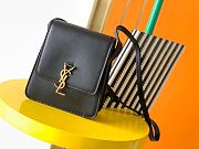 YSL Kaia North/South Satchel In Vegetable-Tanned Leather Black 668809BWR0W1000  - 1