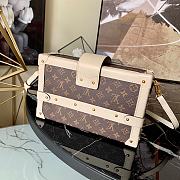 Louis Vuitton Petite Malle Box Bag Monogram Canvas/White M45292 - 6