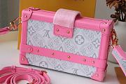 Louis Vuitton Original Petite Malle Pink M40273  - 5