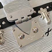 Louis Vuitton Petite Malle Epi Leather in Silver M55309  - 3