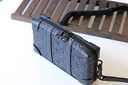 Louis Vuitton Soft Trunk Wallet Taurillon Monogram in Black M80224  - 5