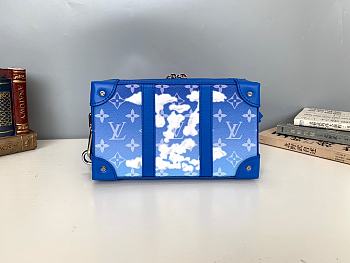 Louis Vuitton Soft Trunk Wallet Bag Monogram Cloud Blue M45432 
