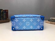 Louis Vuitton LV Mini Soft Trunk in Blue Monogram Canvas M45433  - 2