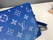 Louis Vuitton LV Mini Soft Trunk in Blue Monogram Canvas M45433  - 5