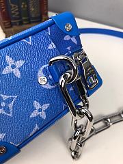 Louis Vuitton LV Mini Soft Trunk in Blue Monogram Canvas M45433  - 6