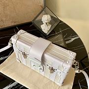 Louis Vuitton Petite Malle Epi Leather Matte Box Bag White M44199   - 2