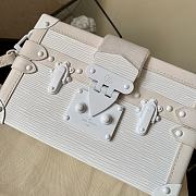 Louis Vuitton Petite Malle White M44199   - 2